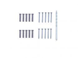 Concrete Mounting Kit for Two Rails