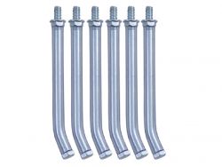 Vinyl Coated Bracket 6 pcs